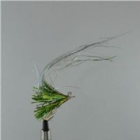 RIC0214 - Eyed Green Flash Pike Flies 150mm<br>