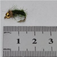 RIC0423 - GH Tungsten Caddis Green Pupa - Str.10<br>Skal du ned til fisken så er her den rigtige flue