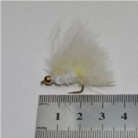 RIC0814 - GH Cats Whisker – Hvid med list chartreuse - Str.6<br>