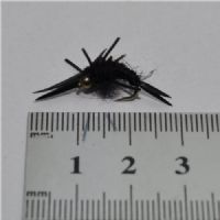 RIC0821 - Barbeless B/H Rubber leg Kaufmanns Stonefly - Str.12<br>