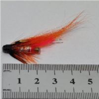 TUB0343 - Brass Red Tempel Dog j.c 20mm<br>Messing tube til blandt andet flom fiskeri og det tidlige forår