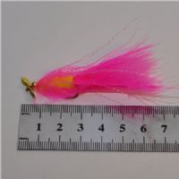 WS00114 - Long Shank - GH Herning fluen m/Propel - Farve: Gul/Pink med messing hoved og propel - Str. : 8