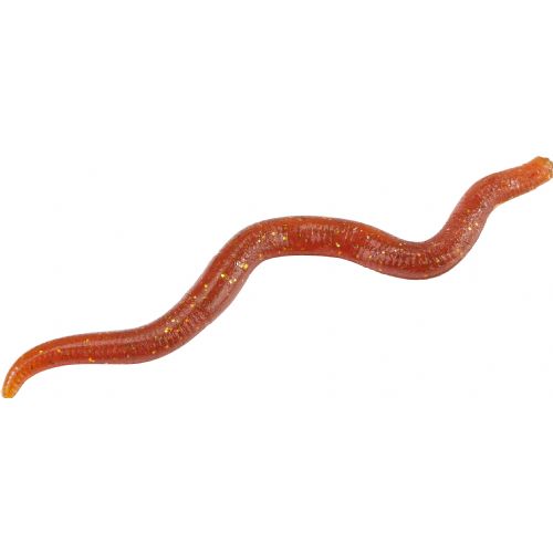 4005652007182 - Wiggle Worm - 8cm - 6 stk. - Flydende - Farve: Motoroil - 133260001