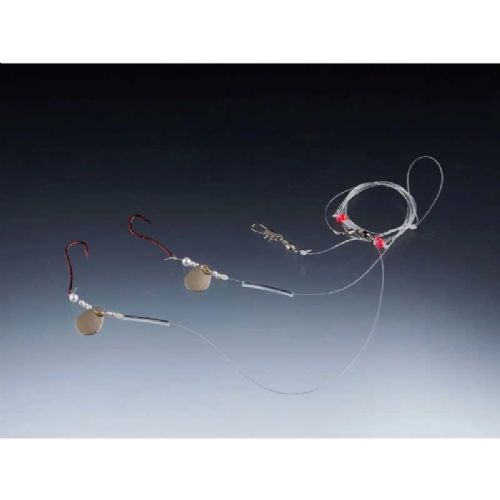 4005652116631 - Edition Sea, naturlig bait forfang - Længde:115cm. - 001 4799 013<br>Edition Sea Surf Natural Bait System VII 115cm 0.60/0.40mm 2x#1