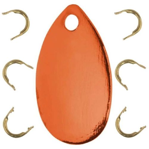 4005652161334 - Edition Sea, fladfiske spoon blade med eyelets - Længde:10cm. - Farve:Orange, UV - 001 4732 043<br>Useful accessories for all anglers, who want to construct their own systems or in order to refine existing leaders individually.