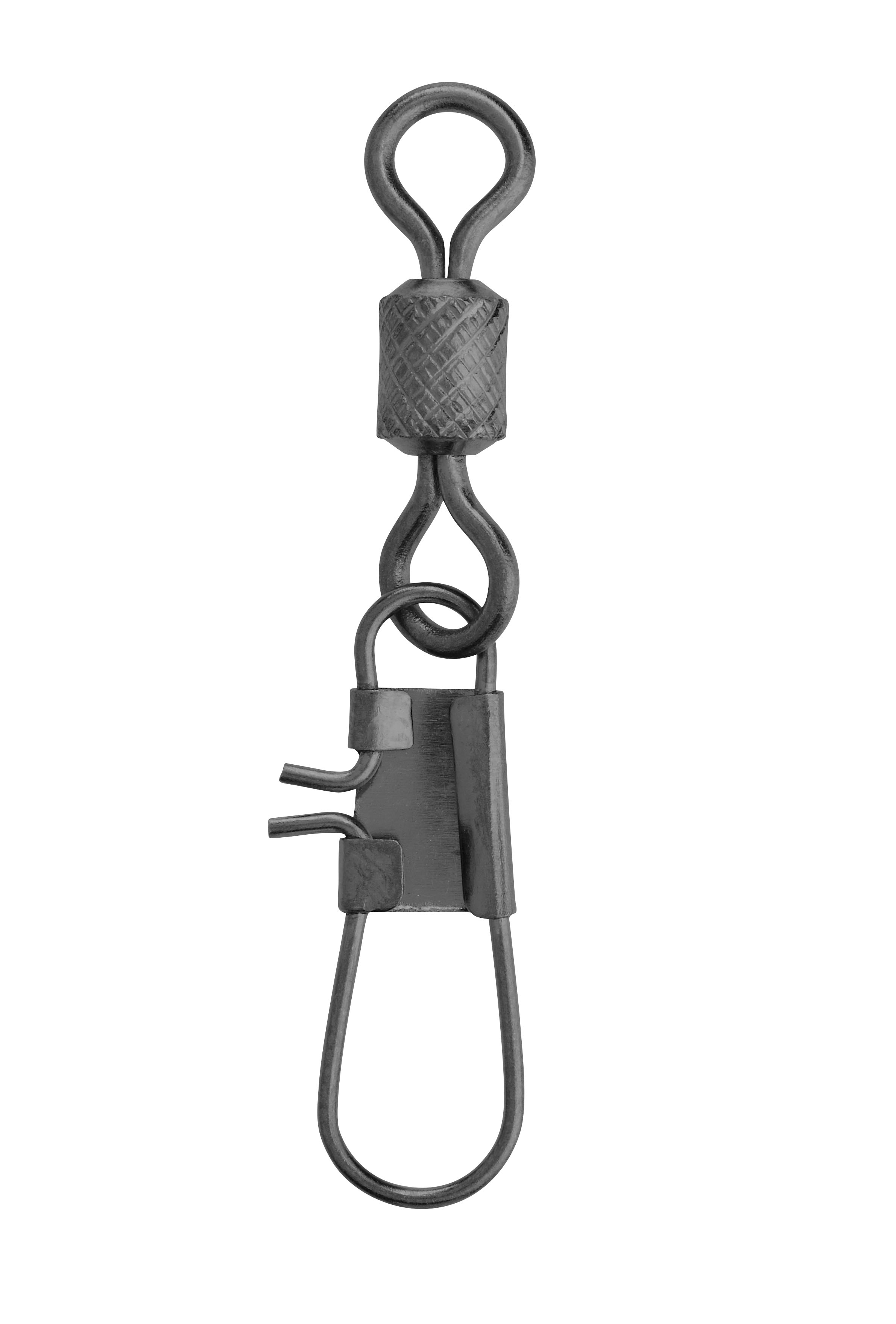4005652198699 - Special swivel - Brudstyrke:24kg. - 001 4208 100<br>Top-class swivels and snaps. They have extra-thick wire for maximum security and a matt black surface, preventing any reflections in the water. The expansive arc provides for super, natural bait play.