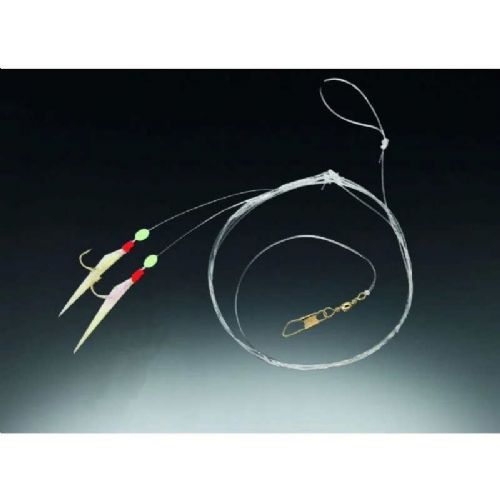 4005652243252 - Edition Sea, sildeforfang - Længde:130cm. - Farve:Fluo. - 001 4792 096<br>Edition Sea Herring Fluo Herring Rig 0.40/0.30mm 130cm 2x6