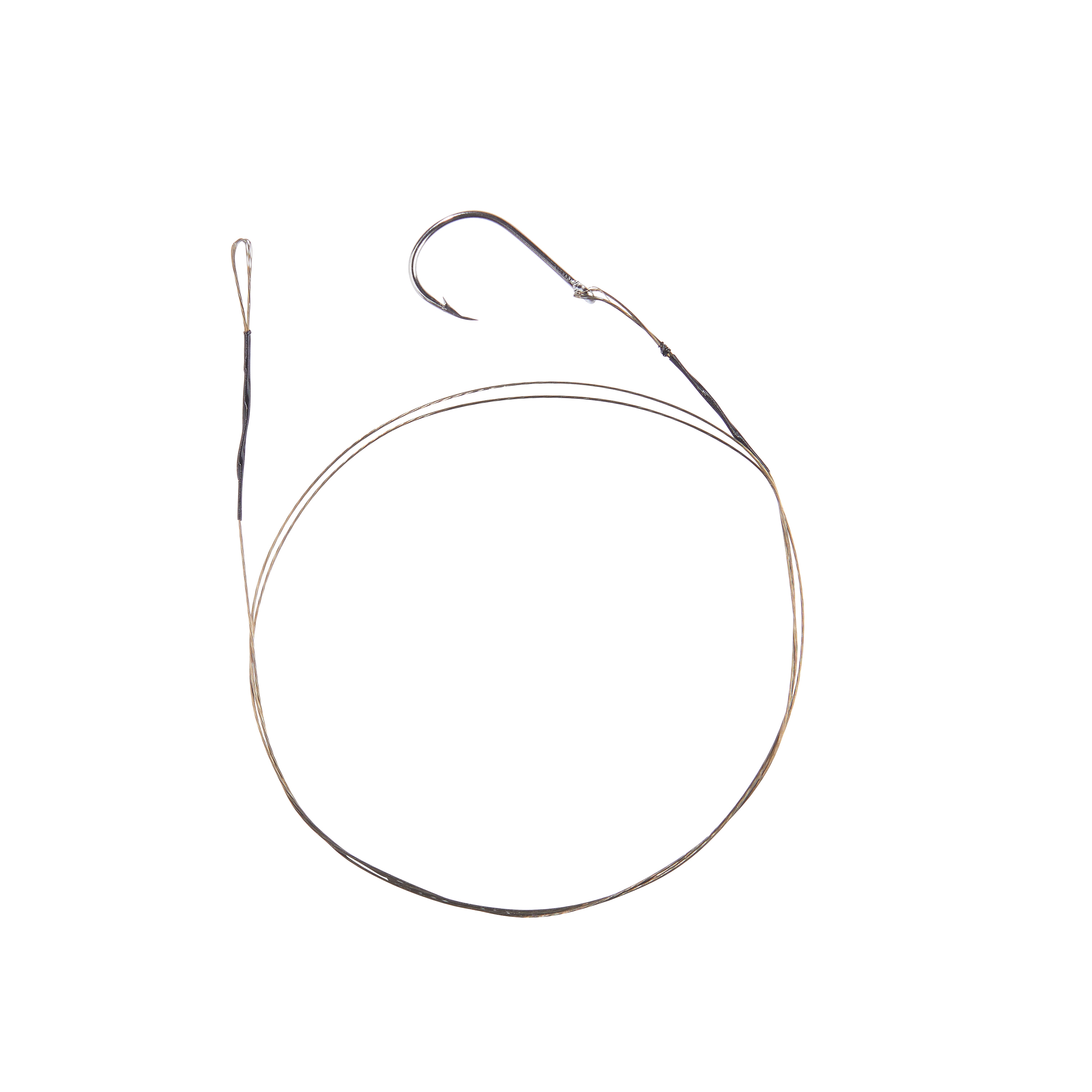 4005652292311 - 1x7 Niroflex med enkeltkrog - Længde:50cm. - Brudstyrke:12kg. - 001 4602 100<br>With single hook, length 50cm, Content: 1pc.