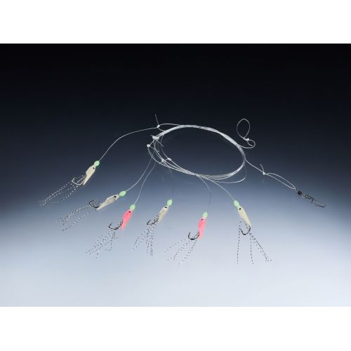 4005652807270 - Edition Sea, makrelforfang, paternoster - Længde:130cm. - 001 4755 004<br>Perfect systems for catching mackerel. All leaders are equipped with swivels, onto which you can hang pilkers or lead.
