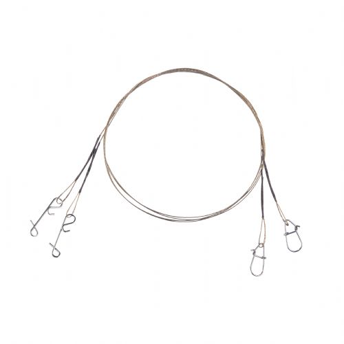 4005652820279 - Niroflex rustfri st&aring;l rig med h&aelig;gte og No-Knot - Længde:30cm. - Brudstyrke:15kg. - 001 4564 315<br>Perfect for all spin fisherman. With safety snap and No Knot.