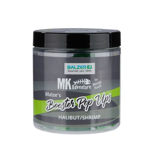 4005652820811 - MK Booster Ball Pop Ups mix, 15/20mm - Farve:Grøn - Smag/duft:Halibut/Shrimp - 001 8596 002<br>Matze’s pop-ups in the same colours as the Booster Balls, and then again as flamboyant fluo versions, are guaranteed to attract the attention of the moss backs. Let the pop-up float 5-10cm above the ground. For longer rigs you can adjust the height with split shot lead or putty. Try also the snowman sassembly. A Robin Red Monstercrab boilie followed by a pop up gives a super catchy double-bait that strikes heavily. Now new: You will find 15mm and 20mm balls so that you can always act flexibly. No matter whether one 20 or two 15mm or a snowman, from a 20-size basic boilie and a 15 size pop-up, they are all possibilities that are open to you. The suitable dips are equally well suitable both for the pop-ups and for the basic boilies.