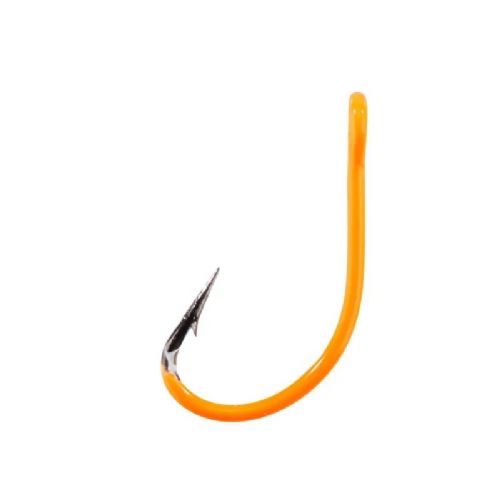 4005652822013 - Trout Attack. UV enkeltkroge sæt - 001 6045 400<br>UV active hooks for spoons and other artificial baits in 3 different colours. Each 2 in yellow. orange and green per pack. With eye.