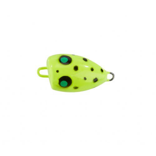 4005652828299 - Popper "Splash” - 22mm. - Vægt:1.6g. - Farve:Gul, UV - 001 6080 100<br>The „Splash“ is perfect for fishing in summer when the fishes are more passive. The Popper is tied to a leader and the hook is baited with natural baits or our Trout Collectors. The popper is twitched over the surface and this creates popping noises and imitates food which is falling in the water and attracts trouts. Can also be used as a pilot float.