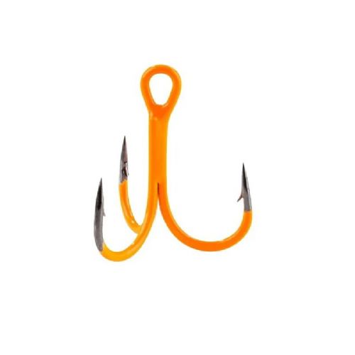 4005652829760 - Camtec Speci trekrog - Farve:Orange, UV - 001 7869 010<br>Camtec treble hook orange UV #10