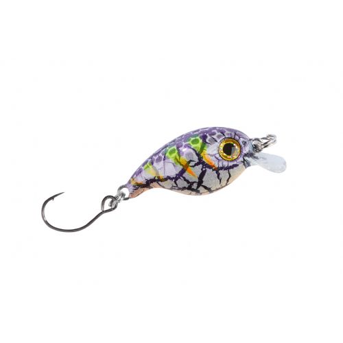 4005652835181 - Trout Attack Thunder wobbler - 30mm. - Vægt:2g. - Farve:Farve B - 001 6093 002<br>Floating trout crank hard bait with cool UV-active colours that bring in the strikes. With rattles in its body. The hook tip has been sharpened chemically.
