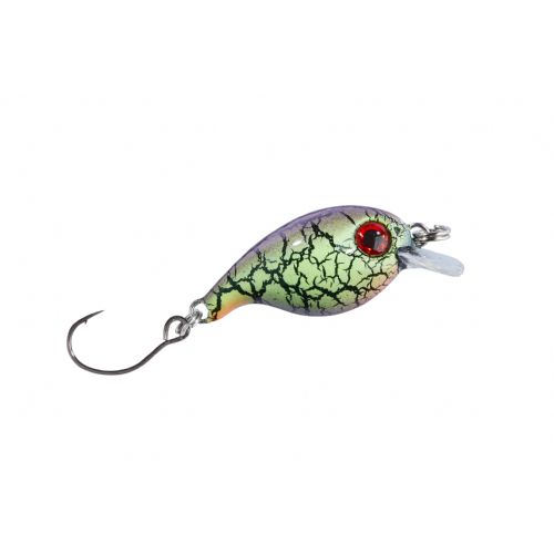 4005652835204 - Trout Attack Thunder wobbler - 30mm. - Vægt:2g. - Farve:Farve D - 001 6093 004<br>Floating trout crank hard bait with cool UV-active colours that bring in the strikes. With rattles in its body. The hook tip has been sharpened chemically.