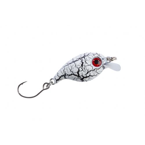 4005652835273 - Trout Attack Thunder wobbler - 30mm. - Vægt:2g. - Farve:Farve K - 001 6093 011<br>Floating trout crank hard bait with cool UV-active colours that bring in the strikes. With rattles in its body. The hook tip has been sharpened chemically.