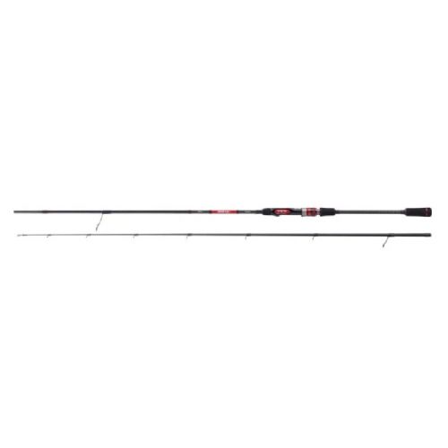 4005652848198 - Shirasu IM-8 Perch, aborrestang - Længde:220cm. - Vægt:140g. - Variant:L - Kastevægt 3-14gram. - 001 1233 220<br>Shirasu IM-8...the next generation! Finally it is here, the 2nd generation of our already legendary Shirasu IM-8 predator rods. All blanks have been redesigned – and besides some tried and tested rod types, there are also lots of new rods. The spinning rods have modern Fast Taper actions – in other words fast tip actions. The screw reel seat has openings on the side, so you can put your finger on the blank there and be guaranteed to notice every tock and tug. In the lower part, the blanks are wrapped with high-quality carbon tape. Our proven PRO GUIDE CONCEPT ring system is also used in this series – ensuring an optimum bending curve during the drill. For an easier overview, the action of the rod is also shown as an abbreviation on the blank next to the casting weight (e.g. UL for Ultra Light). 

Features: IM-8 carbon fibre with carbon tape, Precision Nylon-/Stainless Steel reel seats with side openings, Ergonomic handles made of Duplon, Titanium SIC guides, PRO GUIDE CONCEPT, Hook holder. 

This is a filigree rod for fishing with small wobblers or soft lures. It has a semi-hard action for long distance casts and controlled bait guidance. The slightly softer tip reduces the proportion of escapers to a minimum.