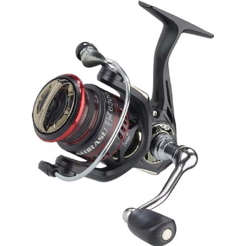 4005652849591 - Shirasu 6000 Flat fiskehjul - Hjulstørrelse6300 - Gear:5.2:1 - Lejer:5+1 - Vægt:255g. - 001 0234 630<br>With this series, we deliberately used a thicker spool core to reduce the line capacity. This removes the need for tedious lining with monofilament line and allows you to spool on braided line directly. The ring on the spool core prevents the smooth braided line from over-twisting. Technically, they are equivalent to the Shirasu 6000 series. Of course, this series has also been extensively tested by our Pro Staff. 

Features: 
5 precision ball bearings plus 1 needle bearing, S stroke system for optimal line lay for casting,Quick-Stop-System (Q.S.S.) to stop the rotor instantaneously,Total Tolerance Control System (T.T.C.): any conceivable tolerances of the crank, gear and drags are reduced to a minimum,Anti Swing-System (A.S.S.), prevents undesirable vibrations,Finely adjustable drag (S.D.S) with large brake discs,Anti-Twist line rollers,Aluminium spool,Screw-in Aluminium crank,Optional left or right manual operation