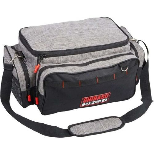 4005652854311 - Shirasu Organizer - Farve:Sort - 001 1936 007<br>Organizer bags, equipped with 2 Shirasu tackle boxes. Optionally, each bag can be retrofitted with another box (sold separately). The bags made of high-quality 600D nylon all have 3 additional outer pockets and a waterproof, washable PVC bottom. The lids of the
boxes are UV-protected so that the contents do not fade even in strong sunlight. Material: 80% Nylon, 10% PVC, 10% Polyester. Can be retrofitted with Shirasu box Art. 1 19360/300.