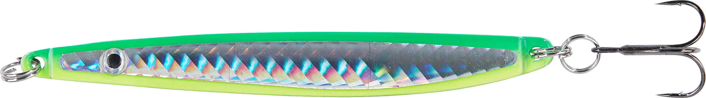 4005652855493 - Colonel Z havørred spoon, UV - 9mm. - Vægt:18g. - Farve:Grøn/gul reflex - 001 3364 018<br>Excellent seatrout lures made of zinc-alloy in attractive colours. Needle-sharp treble hooks with double split ring minimises the drop-out rate.