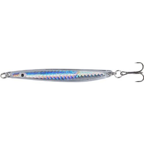 4005652855547 - Colonel Z havørred spoon. UV - 10mm. - Vægt:26g. - Farve:Sølv reflex - 001 3365 026<br>Excellent seatrout lures made of zinc-alloy in attractive colours. Needle-sharp treble hooks with double split ring minimises the drop-out rate.