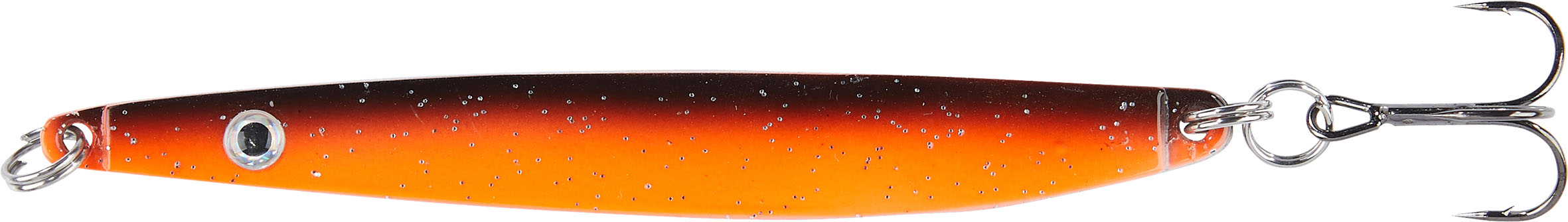 4005652855615 - Colonel Z havørred spoon. UV - 10mm. - Vægt:26g. - Farve:Orange/sort - 001 3367 026<br>Excellent seatrout lures made of zinc-alloy in attractive colours. Needle-sharp treble hooks with double split ring minimises the drop-out rate.