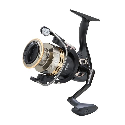 4005652864556 - Opti Feeder 4000 fiskehjul - Hjulstørrelse4550 - Gear:5.2:1 - Lejer:3+1 - Vægt:410g. - 001 0333 455<br>Opti Feeder Medium 4550: This reel was developed for medium-heavy feeders. Very refined run and with a deep spool that can hold a lot of line. Equipped with 2 release clips of different hardness. A perfect match for our Opti Feeder rod series. 

Features: 3 precision ball bearings plus 1 needle bearing, Release clip protected by utility patent, 5 soft and 5 hard Release Clips includedQuick-Stop-System (Q.S.S.) for stopping rotor instantaneously, S stroke system for optimal line lay for casting, Strong front drag (S.D.S) with extra large brake discs, Anti-Swing-System (A.S.S.) for optimum smooth running, Total Tolerance Control, reduces tolerances to a minimum, Anti-twist line roller
Knock-resistant housing with two-component varnish coating, Aluminium spool.