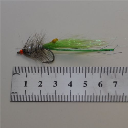 A0154 - Saltvands - Høtyv Green Orange Eyed - Farve: Grøn med Orange øje - Str. : 6