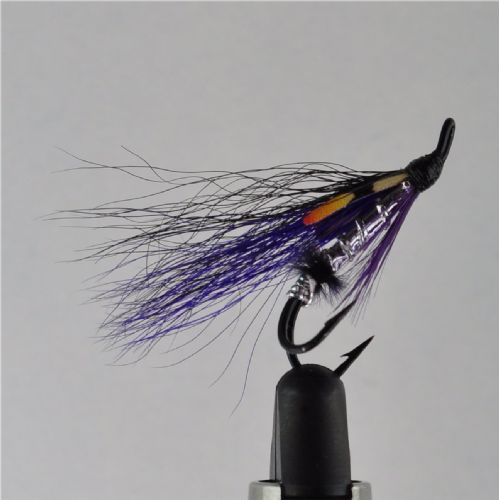 DBL0121 - Black Purple S.body j.c - Str.8<br>Hairwing stor fanger laks og Havørred
