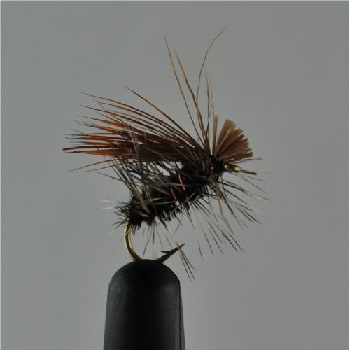 DRY0222 - Elkhair Caddis - Str.14<br>