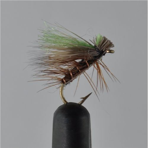 DRY1351 - Elkhair Caddis High Viz - Str.14<br>
