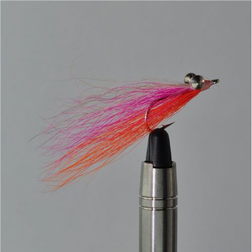 FLY0621 - Clouser Minnow Ora/Pink/white - Str.8<br>