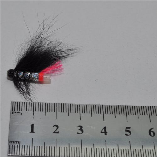 FLY1014 - Black&Silver pink tail 20mm<br>