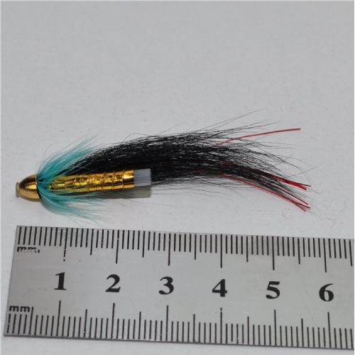 FLY1231 - Cone head Black&Blue 30mm<br>