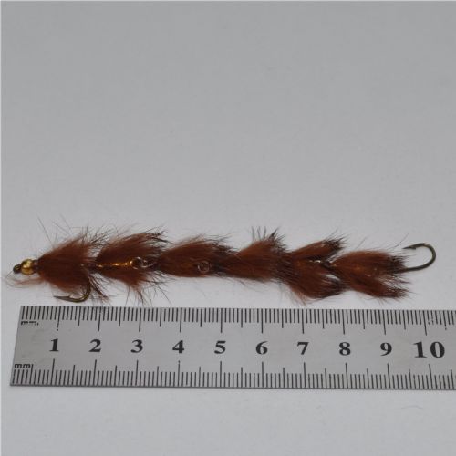 FLY1725 - Hugorm 11cm<br>Tandem flue<BR>
Effektiv kystflue børste imitation
