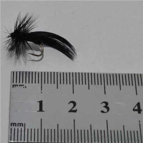 FLY3313 - Sedge/Caddis Black - Str.12<br>