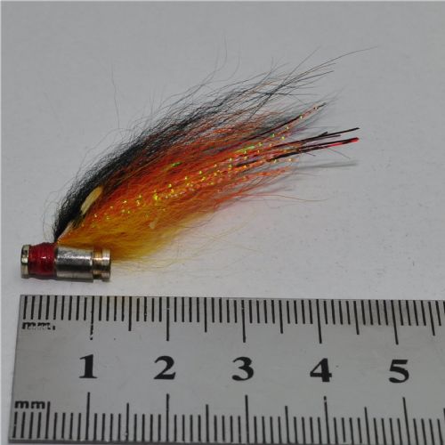 FLY3324 - US Bottel Tub 9mm Stentil Sølv – Black/Orange/Yellow<br>