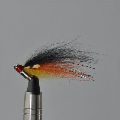 FLY3324 - US Bottel Tub 9mm Stentil Sølv – Black/Orange/Yellow<br>