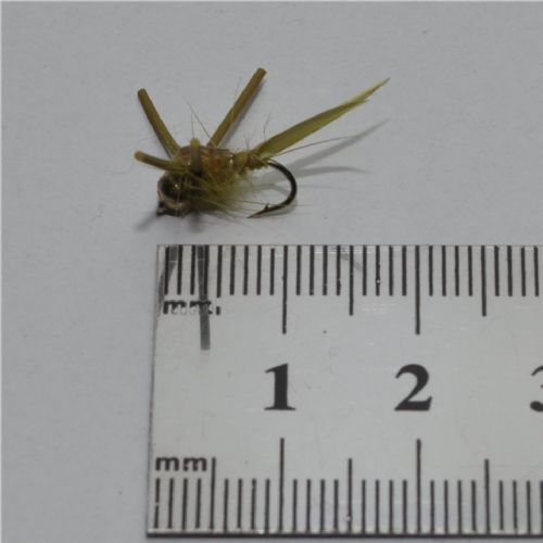 NY0242 - Tungsten Epoxy Hares Ear – Rubber Leg - Str 14<br>