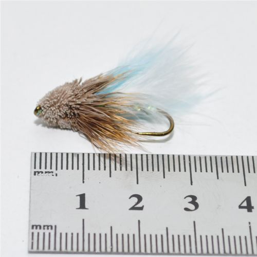 NY0731 - Marabou Muddler Blue Whire #8<br>