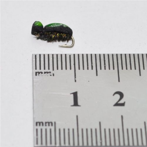 NY1312 - Micro Beetle Black/Green - Str.16<br>