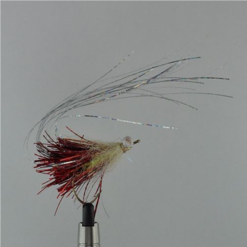RIC0213 - Eyed Red Flash Pike Flies 150mm<br>