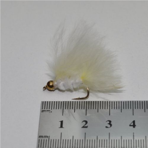 RIC0814 - GH Cats Whisker – Hvid med list chartreuse - Str.6<br>